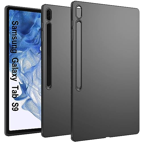 KZIOACSH Schutzhülle für Samsung Galaxy Tab S9, flexibel, ultradünn, kratzfest, robust, mattschwarz, seidig-weich, leicht, TPU, stoßfest, kratzfest, Schutzhülle KZIOACSH Schutzhülle für Samsung Galaxy Tab S9, flexibel, ultradünn, kratzfest, robust, mattschwarz, seidig-weich, leicht, TPU, stoßfest, kratzfest, Schutzhülle von KZIOACSH