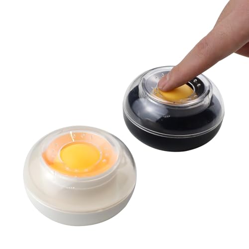 Fingerpads aus Kunststoff, rund, Finger-Schwamm, benetztes Werkzeug, Fingerpads, Befeuchter, Umschlagbefeuchter für Kassierer, Zählen, Bargeld (weiß + schwarz), 2 Stück von KZNKZN