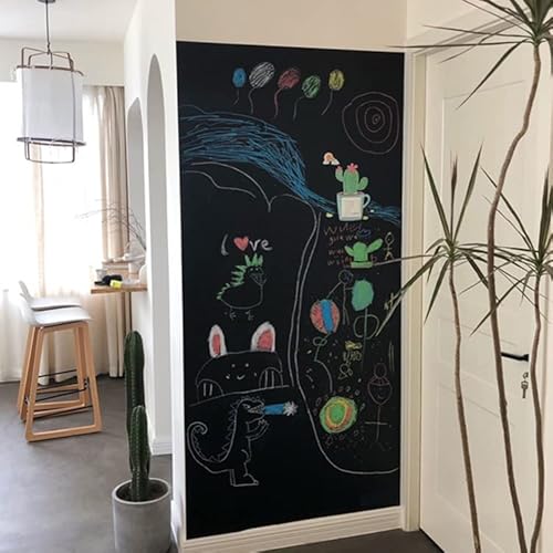 Magnet-Tafel-Folie Farbe: schwarz | 40 Größen | Preis-Leistung Top beschreibbar, abwischbar, magnetisch | Kreide Tafel Magnet Folie (150x40cm) von KaRoFoilFIX