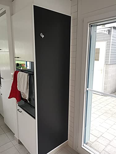 Magnet-Tafel-Folie Farbe: schwarz | 40 Größen | Preis-Leistung Top beschreibbar, abwischbar, magnetisch | Kreide Tafel Magnet Folie (200x60cm) von KaRoFoilFIX