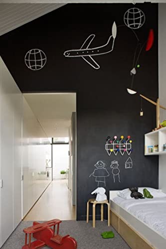 Magnet-Tafel-Folie Farbe: schwarz | 40 Größen | Preis-Leistung Top beschreibbar, abwischbar, magnetisch | Kreide Tafel Magnet Folie (200x75cm) von KaRoFoilFIX