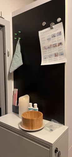 Magnet-Tafel-Folie Farbe: schwarz | 40 Größen | Preis-Leistung Top beschreibbar, abwischbar, magnetisch | Kreide Tafel Magnet Folie (80x60cm) von KaRoFoilFIX