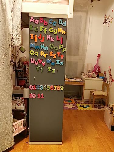 Magnetische Tafelfolie Farbe:Grau | Preis-Leistung Top | beschreibbar, abwischbar, magnetisch | Kreide Tafel Magnetfolie selbstklebend - Magnetwand Memoboard Rahmenlos Hoch- und Querformat (120x100cm) von KaRoFoilFIX