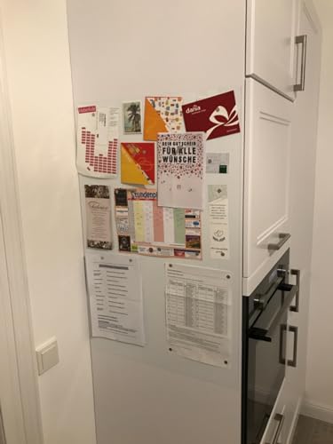 Selbstklebefolie Magnet | PVC-Frei | magnetisch | weiss | viele Formate | Magnetfolie | selbstklebend | beschreibbar, abwischbar, magnetisch (60x40cm) von KaRoFoilFIX