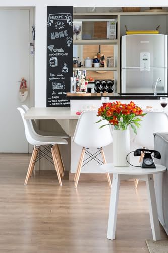 Tafelfolie Selbstklebend Schwarz | Kreidefolie Magnetfolie | Selbstklebende Tafelfolie Schwarz Matt als Tafel für Wand oder DIY Kreidetafel beschreibbar, abwischbar, magnetisch | (30x100cm) von KaRoFoilFIX