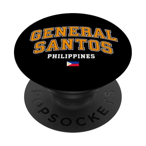 General Santos City PH Pinoy Philippinen Filipino Herren Damen PopSockets Klebender PopGrip von KabayanPH