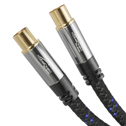 KabelDirekt – 4K Antennenkabel, Koaxialkabel, TV Kabel Nylon – 10 m – Fernsehkabel mit bruchfestem Metallstecker für digitales & analoges Fernsehen (Antennenstecker auf Buchse für DVB-C/DVB-T/DVB-S) von KabelDirekt