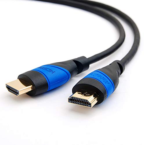 KabelDirekt – 4K HDMI Kabel – 2m (kompatibel mit HDMI 2.0a/b 2.0, 1.4a, 4K Ultra HD, 3D, Full HD, 1080p, HDR, ARC, Highspeed mit Ethernet, PS4, XBOX, HDTV) – FLEX Series von KabelDirekt