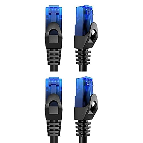 KabelDirekt Bundle – 0,25 m – Netzwerkkabel, Ethernet, LAN & Patch Kabel und 10m – Netzwerkkabel, Ethernet, LAN Kabel (überträgt maximale Glasfaser-Geschwindigkeit, blau) von KabelDirekt