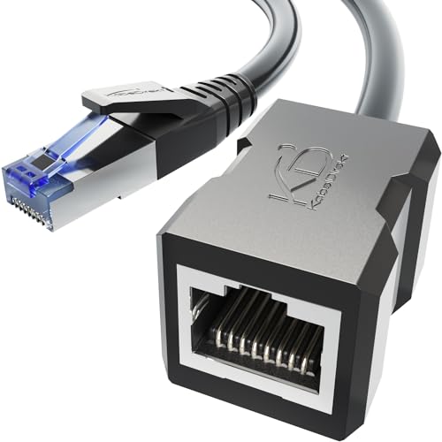 KabelDirekt – LAN Kabel Verlängerung & Ethernet Verlängerung, bruchfest konstruiert – 5 m (10 Gbit/s, Cat 7 Kabel, RJ45, verlängert Netzwerkkabel/Patchkabel bei voller Geschwindigkeit, geschirmt) von KabelDirekt