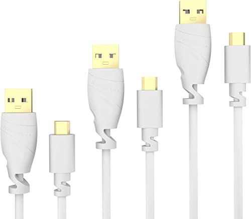 KabelDirekt – Micro USB Kabel – 3X 1,5m (USB 2.0, Ladekabel, Datenkabel, weiß) – TOP Series von KabelDirekt