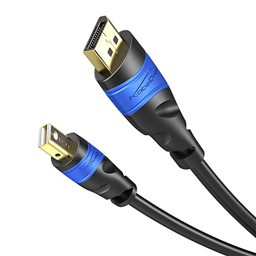 KabelDirekt – Mini Displayport auf Displayport Kabel – 1m (4K 60Hz, Version 1.2 für PC & MAC) – TOP Series von KabelDirekt