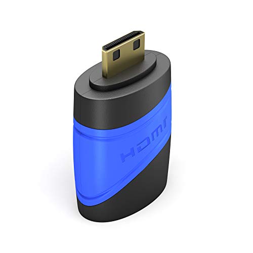 KabelDirekt – Mini HDMI Adapter (kompatibel mit HDMI 2.0a/b 2.0, 1.4a, 4K Ultra HD, 3D, Full HD, 1080p, HDR, ARC, Highspeed mit Ethernet, PS4, Xbox, HDTV) – TOP Series von KabelDirekt