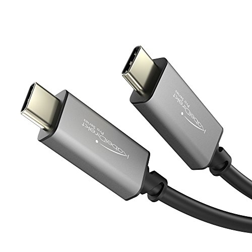 KabelDirekt – USB-C-Kabel – 1 m (USB 3.2 Gen 2, Video- und Datenübertragung, Ladekabel zur Stromversorgung bis PD 4 (60 W), Integrierter Chip) von KabelDirekt