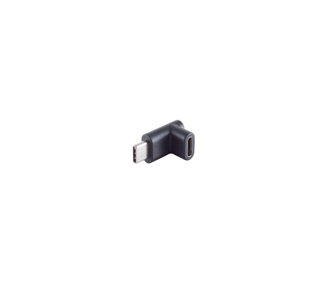 Kabelbude.eu Adapter, USB 3.1 Typ C Stecker / Typ C Buchse, 90° USB-Adapter von Kabelbude.eu