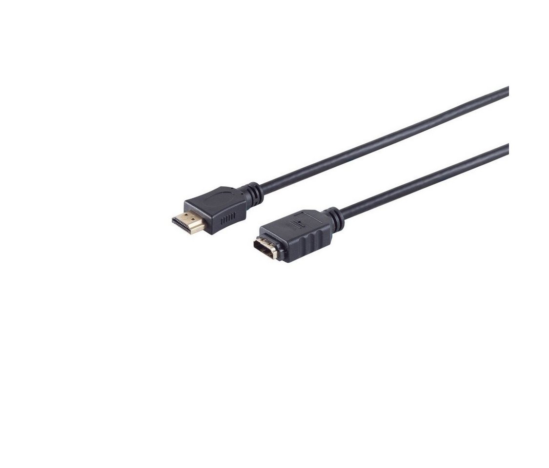 Kabelbude.eu HDMI A-Stecker / HDMI A-Buchse verg. HEAC 2m HDMI-Kabel, (200 cm) von Kabelbude.eu