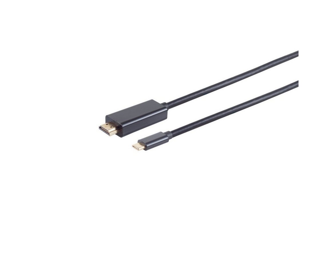 Kabelbude.eu HDMI A Stecker auf USB 3.1 Typ C Stecker, 4K2K USB-Kabel, (180,00 cm) von Kabelbude.eu