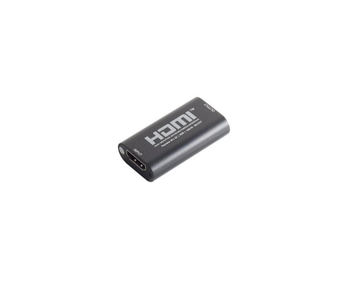 Kabelbude.eu HDMI Extender-Verstärker, 2.0, 4K mit HDR HDMI-Adapter von Kabelbude.eu