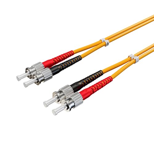 Kabelbude.eu LWL Glasfaser Duplex Patchkabel ST/ST OM2 50/125µm 3,00m von Kabelbude.eu