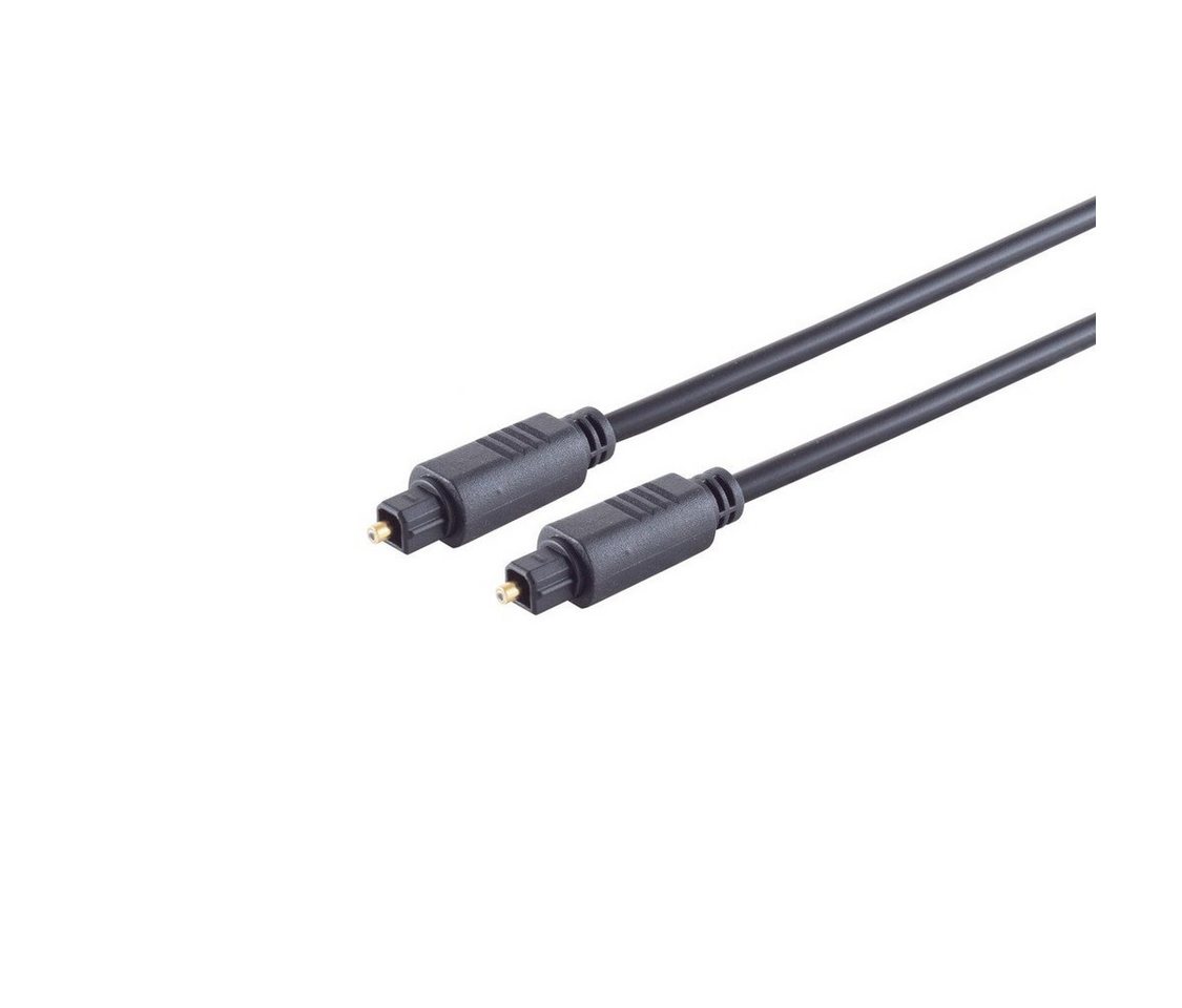 Kabelbude.eu Lichtwellenleiterkabel 4,0mm, Toslink-Stecker auf Toslink-Stecker Audio-Kabel, (200 cm) von Kabelbude.eu