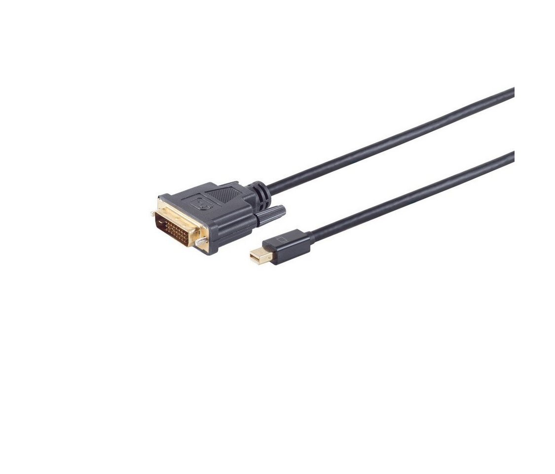 Kabelbude.eu Mini Displayport Stecker 1.2 auf DVI-D 24+1 Stecker Video-Kabel, (200 cm) von Kabelbude.eu