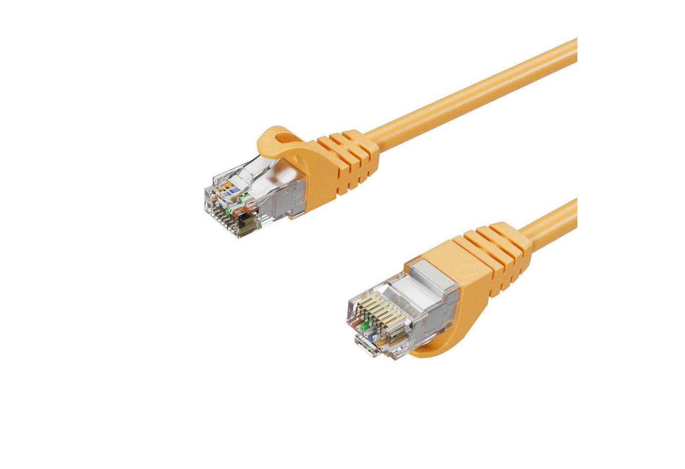 Kabelbude.eu Netzwerkkabel RJ45 LAN Kabel, Ethernet Kabel, S/FTP, PIMF, Rohkabel LAN-Kabel, RJ-45, (100 cm) von Kabelbude.eu