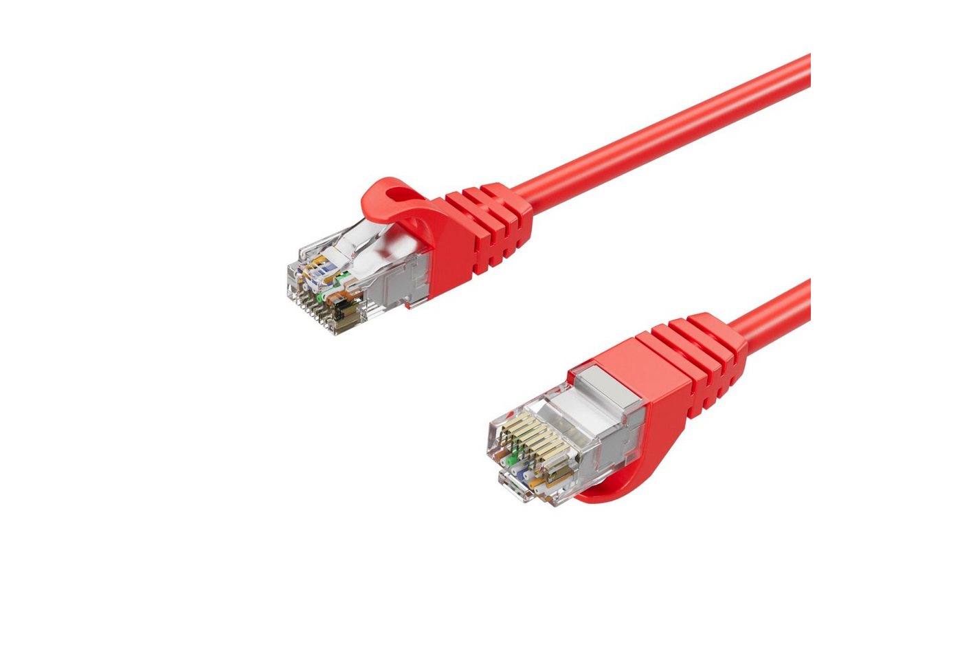 Kabelbude.eu Netzwerkkabel RJ45 LAN Kabel, Ethernet Kabel, S/FTP, PIMF, Rohkabel LAN-Kabel, RJ-45, (1000 cm) von Kabelbude.eu