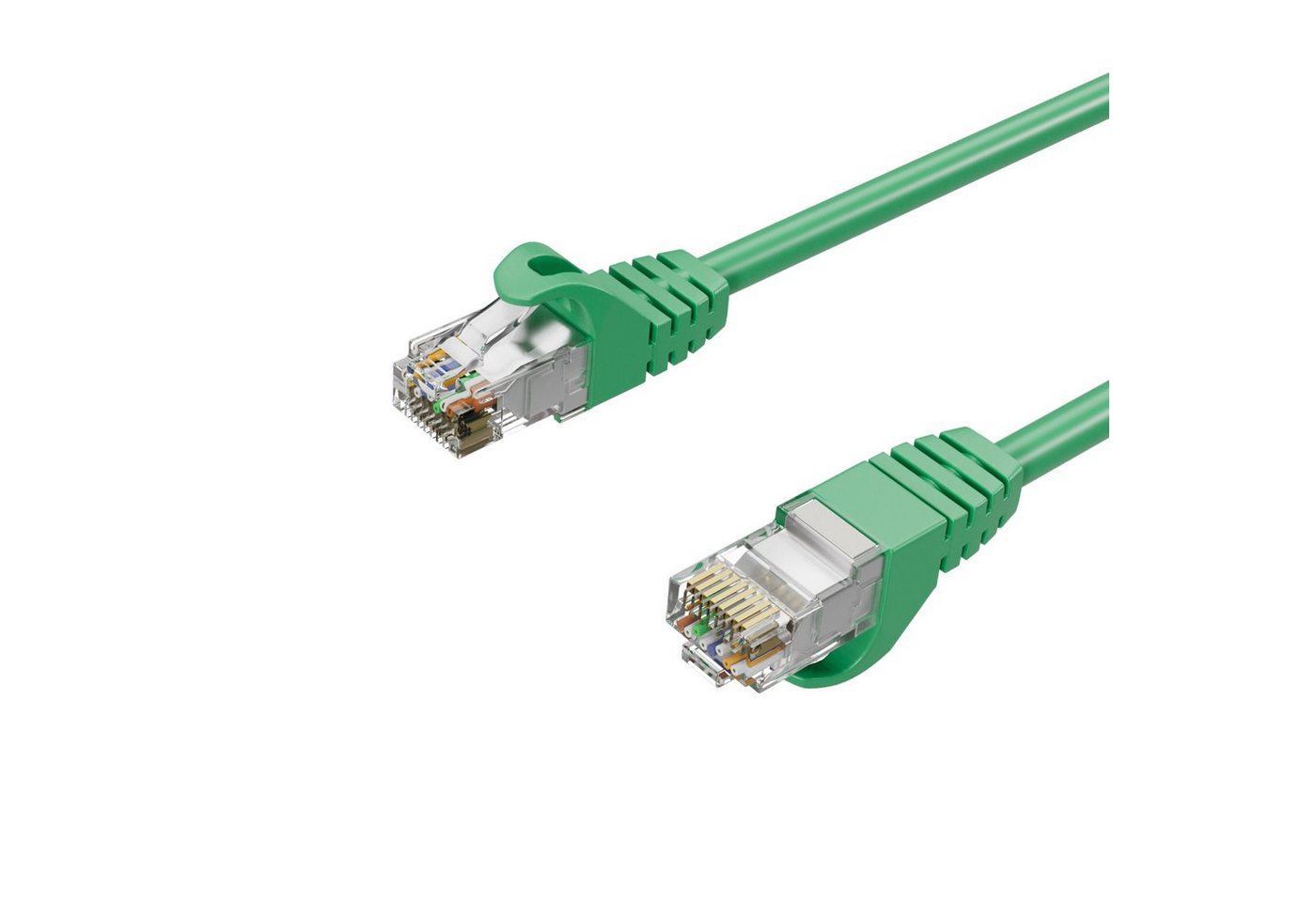 Kabelbude.eu Netzwerkkabel RJ45 LAN Kabel, Ethernet Kabel, S/FTP, PIMF, Rohkabel LAN-Kabel, RJ-45, (150 cm) von Kabelbude.eu