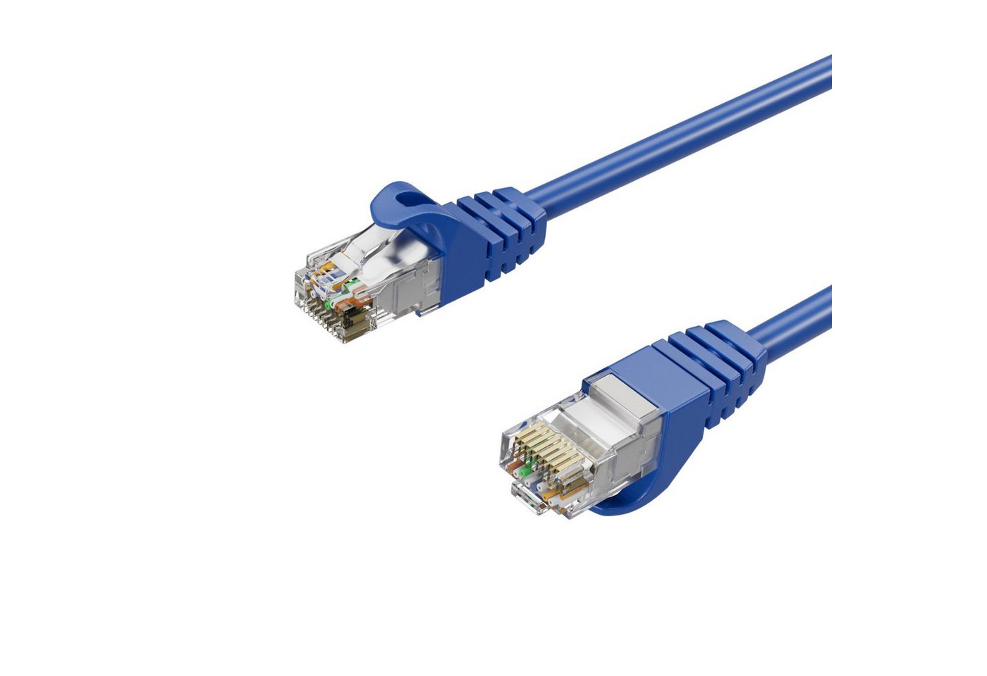 Kabelbude.eu Netzwerkkabel RJ45 LAN Kabel, Ethernet Kabel, S/FTP, PIMF, Rohkabel LAN-Kabel, RJ-45, (750 cm) von Kabelbude.eu