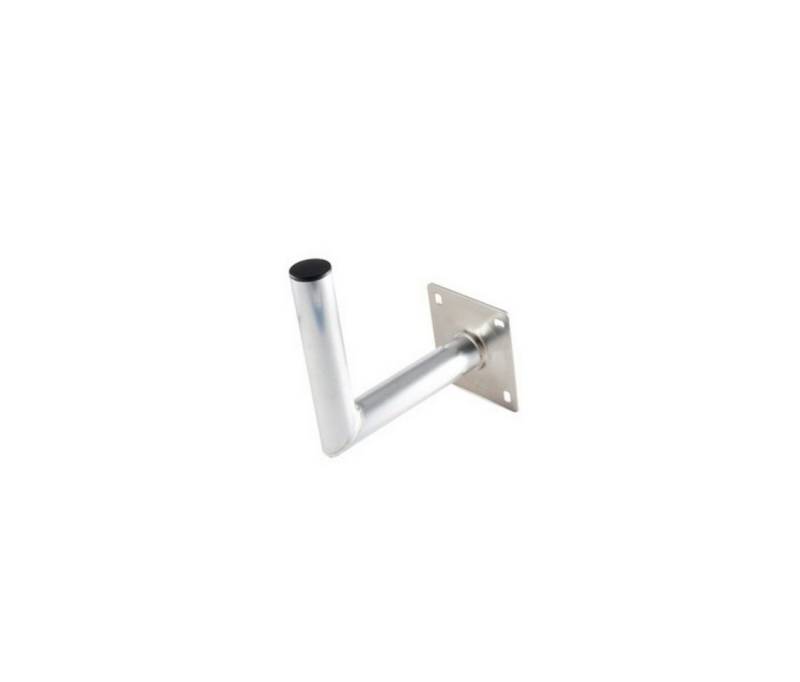 Kabelbude.eu SAT-Wandhalter, ALU, 250x250mm Rohr 50x 2,5mm TV-Wandhalterung von Kabelbude.eu