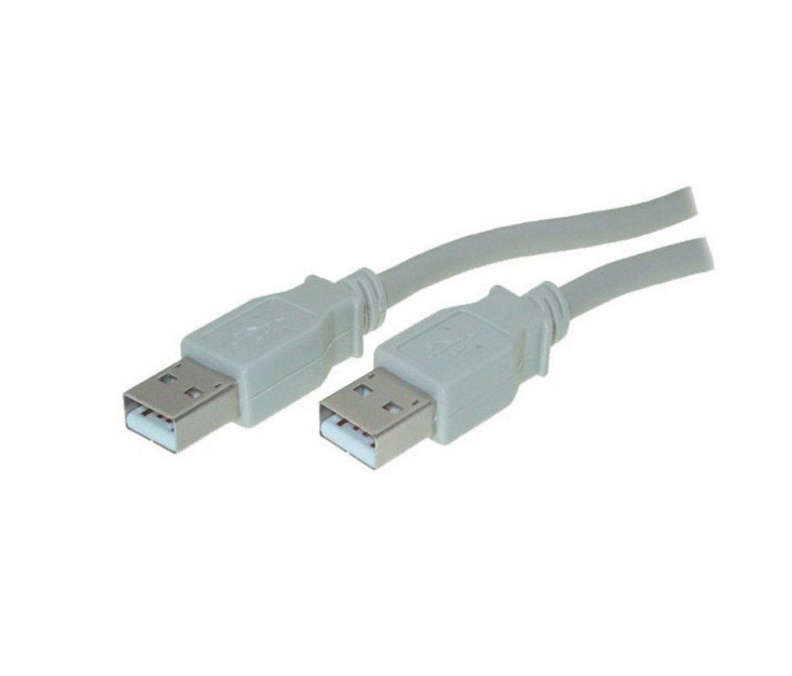 Kabelbude.eu USB Kabel, Typ A Stecker auf Typ A Stecker, USB 2.0 USB-Kabel, (180,00 cm) von Kabelbude.eu