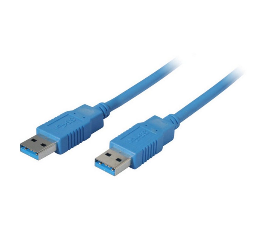 Kabelbude.eu USB Kabel, Typ A Stecker auf Typ A Stecker, USB 3.0 USB-Kabel, (180,00 cm) von Kabelbude.eu