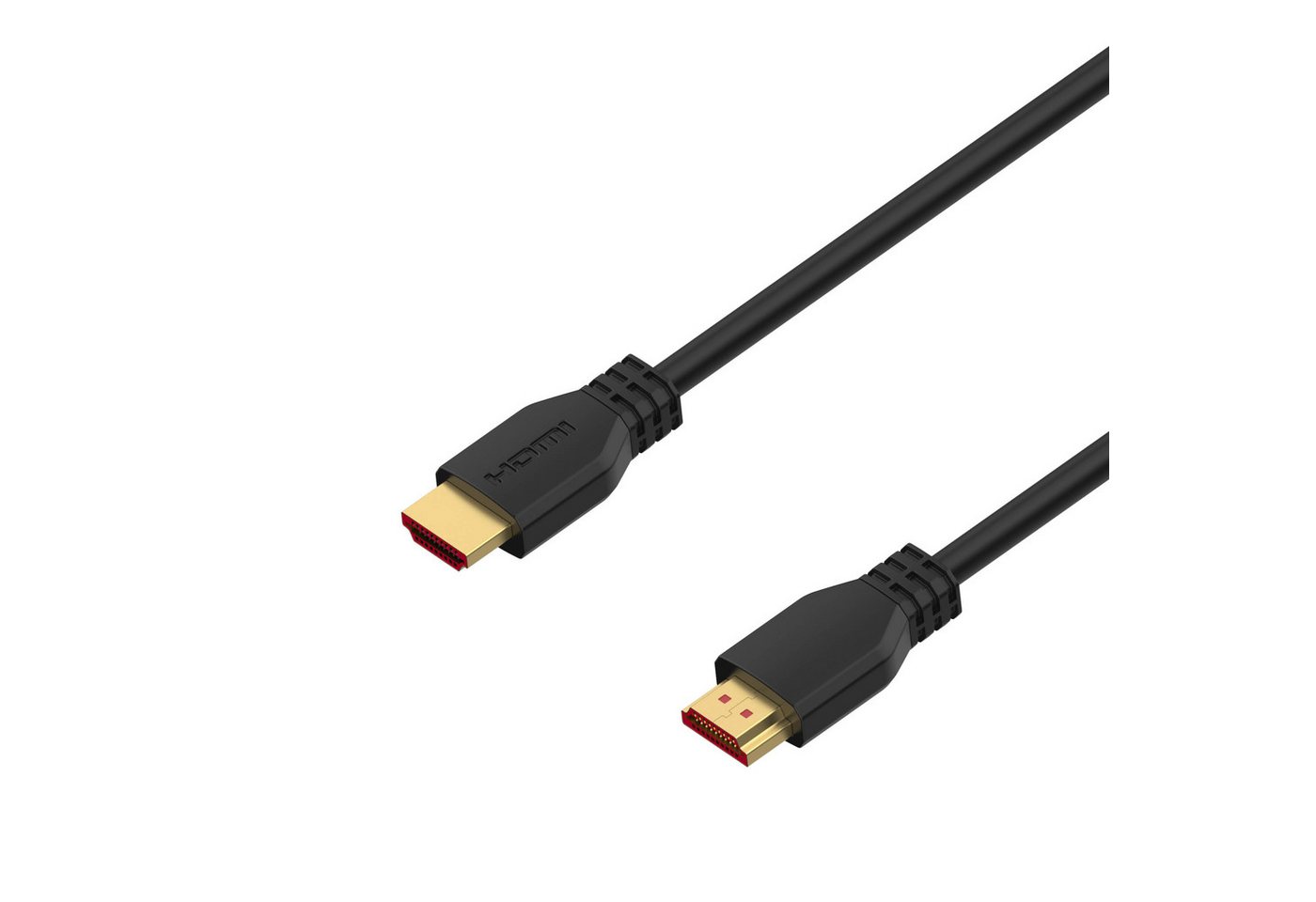 Kabelbude.eu Ultra HDMI Kabel, 8K, ABS, schwarz HDMI-Kabel, (200 cm) von Kabelbude.eu