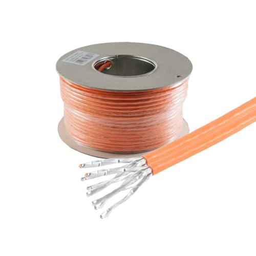 Kabelbude.eu Verlegekabel, cat 7, S/FTP, Duplex, Bandbreite 1.000 MHz, 100m von Kabelbude.eu