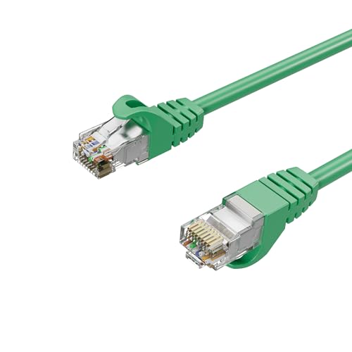 Netzwerkkabel RJ45 LAN Kabel, Ethernet Kabel, S/FTP, PIMF, Rohkabel Cat 7 Halogenfrei Grün 50,00m von Kabelbude.eu