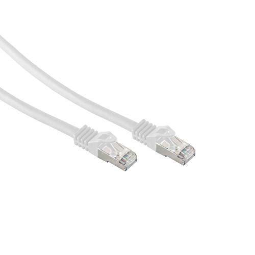 Netzwerkkabel RJ45 LAN Kabel, Ethernet Kabel, S/FTP, PIMF, Rohkabel Cat 7 Halogenfrei Weiß 15,00m von Kabelbude.eu