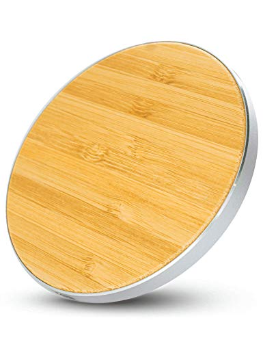 KabellosLaden® - Wireless Charger iPhone 14/13/12/12mini/11/11 Pro/11 Pro Max/XR/XS/X/8/8+ - Qi Ladestation iPhone aus Holz - Induktive Ladestation iPhone - kabelloses Ladegerät - Induktionsladegerät von KabellosLaden
