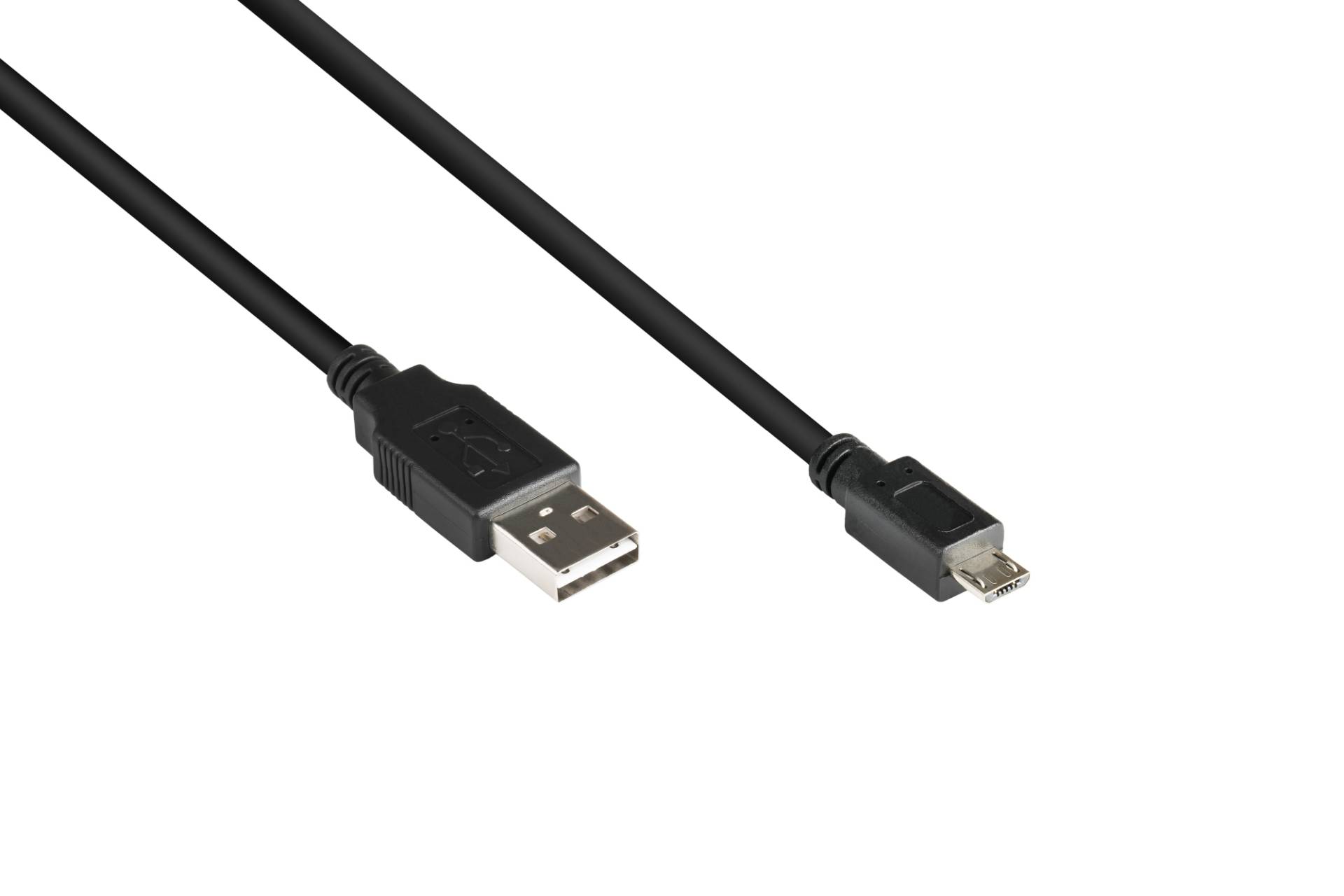 Anschlusskabel USB 2.0 EASY Stecker A an Stecker Micro B, schwarz, 3m Anschlusskabel USB 2.0 EASY Stecker A an Stecker Micro B, schwarz, 3m von Kabelmeister