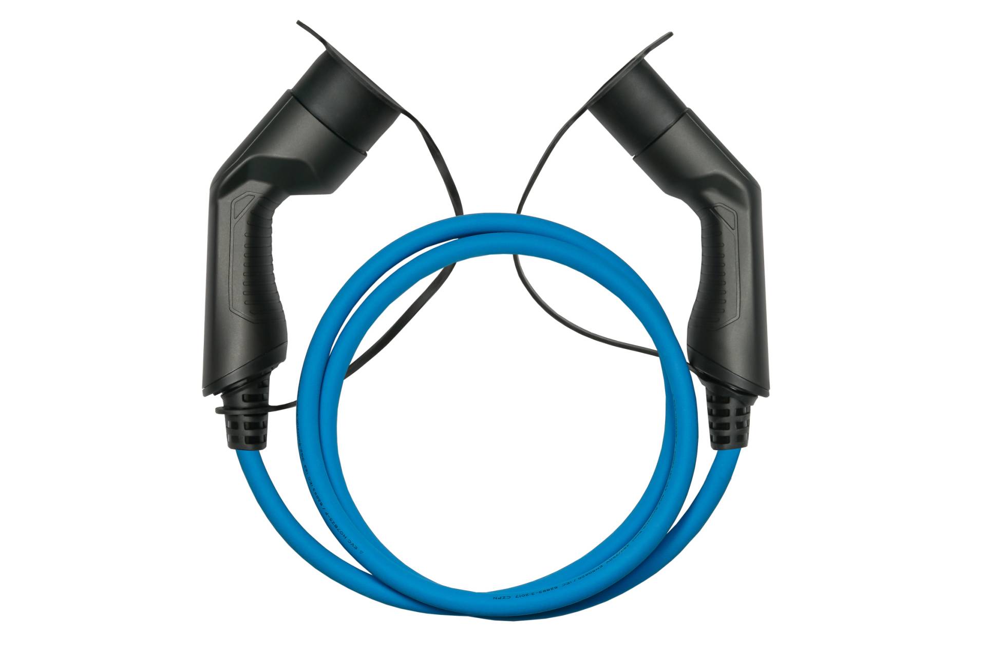 Typ 2 Ladekabel für Elektro- und Hybridfahrzeuge, 3-phasig, 16 A, 11 kW, blau, 10m Typ 2 Ladekabel für Elektro- und Hybridfahrzeuge, 3-phasig, 16 A, 11 kW, blau, 10m von Kabelmeister