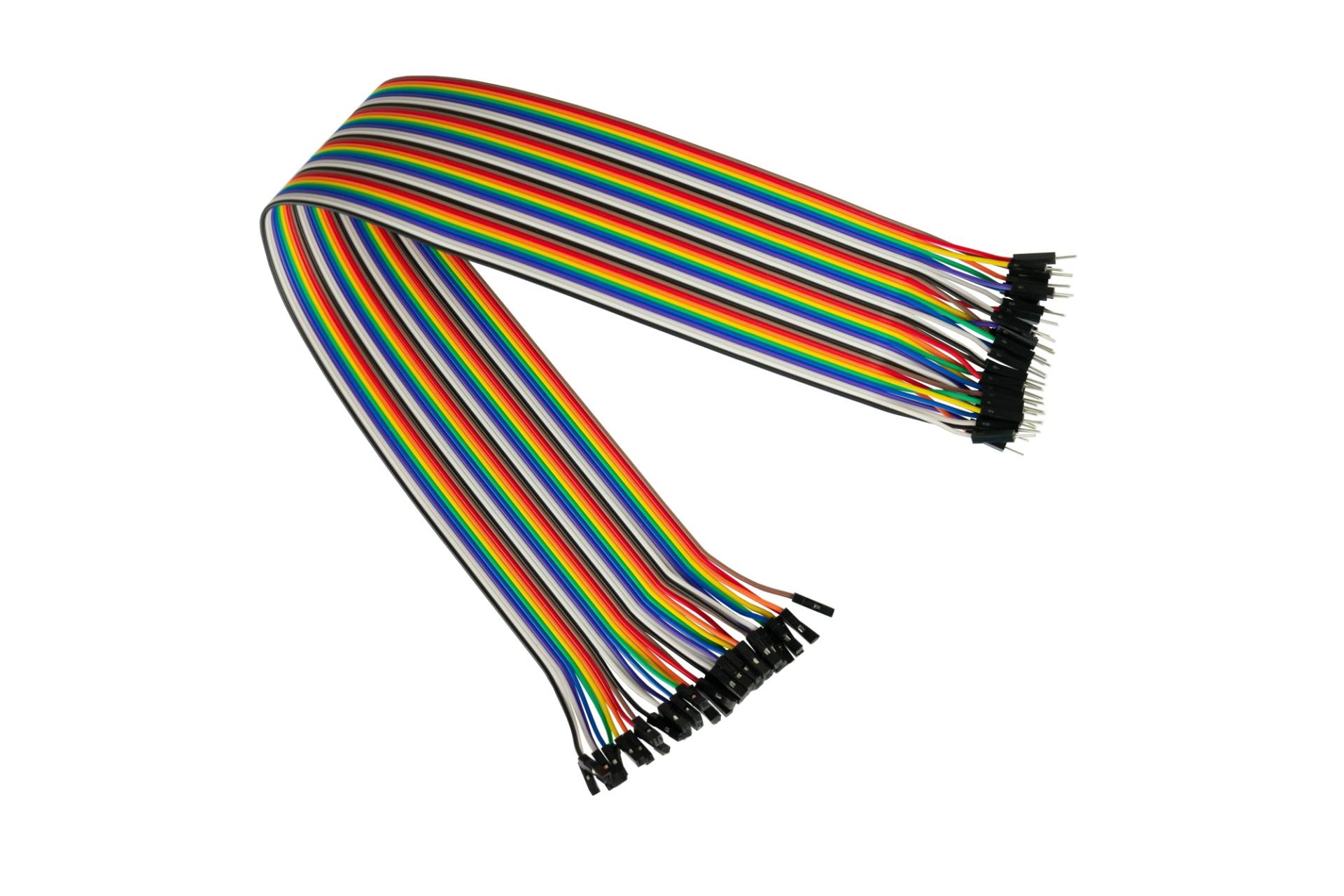 Jumper Wire 40-Pin trennbare Adern für Arduino, Raspberry Pi etc., Stecker an Buchse, AWG28, 40cm Jumper Wire 40-Pin trennbare Adern für Arduino, Raspberry Pi etc., Stecker an Buchse, AWG28, 40cm von Kabelmeister