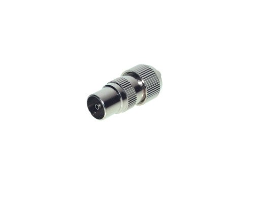 Kabelmeister® Koaxialstecker, 75 Ohm, Schraubanschluß, Metall von Kabelmeister