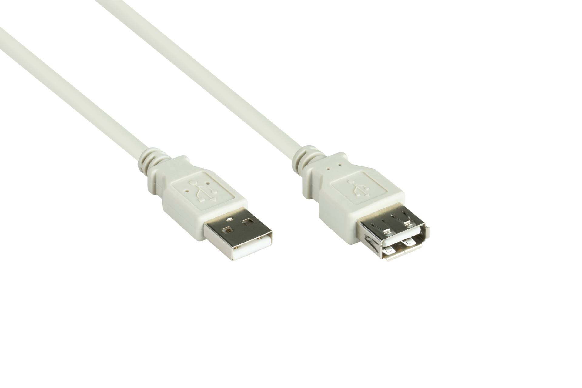 Verlängerungskabel USB 2.0 Stecker A an Buchse A, grau, 3m Verlängerungskabel USB 2.0 Stecker A an Buchse A, grau, 3m von Kabelmeister
