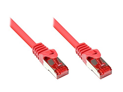Kabelmeister® Cat.6 Ethernet LAN Patchkabel mit Rastnasenschutz - S/FTP, PiMF, PVC, 250MHz - Gigabit-fähig - rot, 2m von Kabelmeister