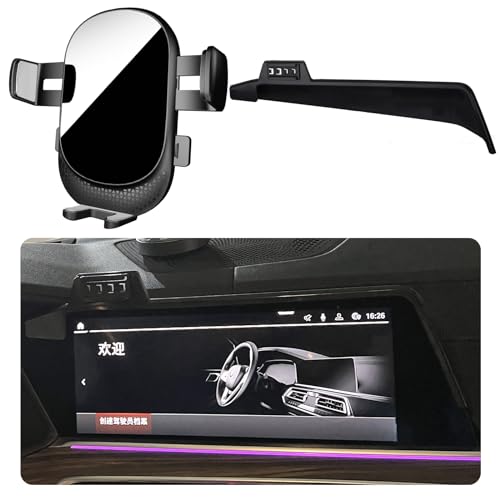 Auto Handyhalterung für BMW X5/X6/X7 Auto Zubehör [Nur Kompatibel mit 2019-2023 X5 / X6 / X7 G05、G06、G07、F95、F96] 360° Drehbar Handy KFZ Halterungen für iPhone, Galaxy und Andere Android Smartphone von Kacarx