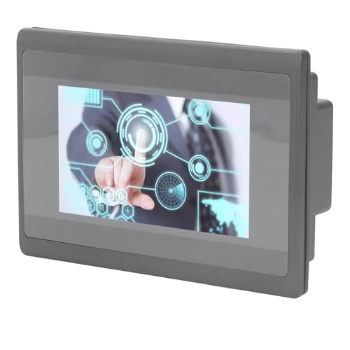 HMI PLC Touchscreen 12 in 8 Out Transistor-Ausgangsschalter Zählt 4,3 Zoll LCD-Anzeigemodul für FX3U 20 40 48MRT DC24V 1A von Kadimendium
