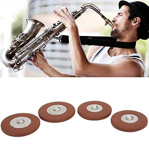 Sopran-Saxophon-Pad, Sax-Leder-Pad in Verschiedenen Größen, Einfach zu Verwenden für Sopran-Saxophon von Kadimendium