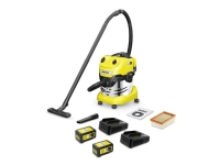 Kärcher Haus & Garten WD 4-18 S Doppel-Akku-Set V-20/22 1.628-626.0 Schnurloser Nass-/Trockensauger 380 W 20 l inkl. 2 Akkus, inkl. Ladegerät, schnurlos Kärcher Haus & Garten WD 4-18 S Doppel-Akku-Set V-20/22 1.628-626.0 Schnurloser Nass-/Trockensauger 380 W 20 l inkl. 2 Akkus, inkl. Ladegerät, schnurlos von Kärcher