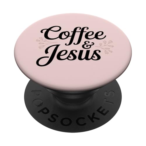 Kaffee Jesus Pink PopSockets Klebender PopGrip Kaffee Jesus Pink PopSockets Klebender PopGrip von Kaffee Jesus Pink