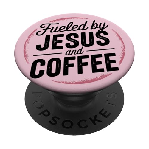 Kaffee Jesus Pink PopSockets Klebender PopGrip Kaffee Jesus Pink PopSockets Klebender PopGrip von Kaffee Jesus Pink