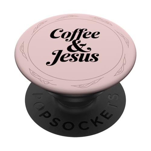 Kaffee Jesus Pink PopSockets Klebender PopGrip Kaffee Jesus Pink PopSockets Klebender PopGrip von Kaffee Jesus Pink